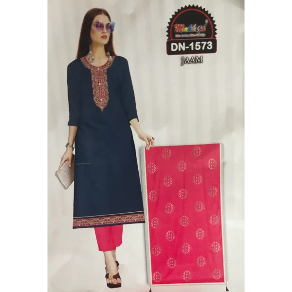 Long Salwar Kameez 100% Cotton Material