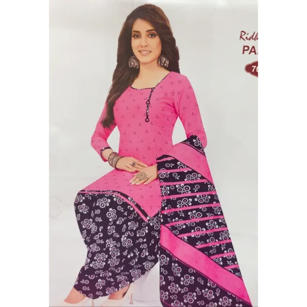 Long Salwar Kameez 100% Cotton Material - Image 5