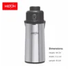 Milton Majesty DLX Thermosteel Flask,1900 ml, 2200 ml, 2500 ml - Image 3