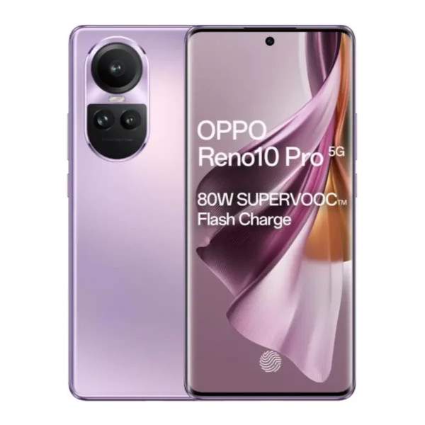 Oppo Reno10 Pro 5G (Glossy Purple & Silvery Grey 256 GB) (12 GB RAM)